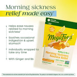 MegaFood prenatal nausea relief soft chews ingredient list and supplement facts label