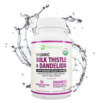 Wiseceutical authentic health product packaging showcasing the triple action blend components