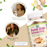 Pharmvista natural nausea relief supplement packaging showing the authentic USDA organic certification seal.