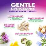 Authentic health nutrition naturals dietary supplement packaging for natural liver defense and daily detox