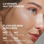 Chillab 3-in-1 setter primer and touch-up lavender powder for oily skin type