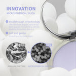 Chillab Lavender Matte Powder showing zero white cast on diverse skin tones
