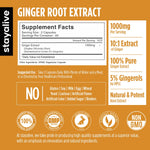 Stay Alive Ginger Root supplement bottle showing premium herbal ingredients.