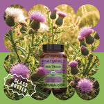 Close up of Complete Natural Products unflavored vegan liver detox capsules
