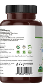 Brieofood Organic Ginger United States manufactured health supplement bottle with allergen free labels