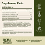 Snap Supplements plant-powered liver cleanse and lipid support daily capsule bottles.