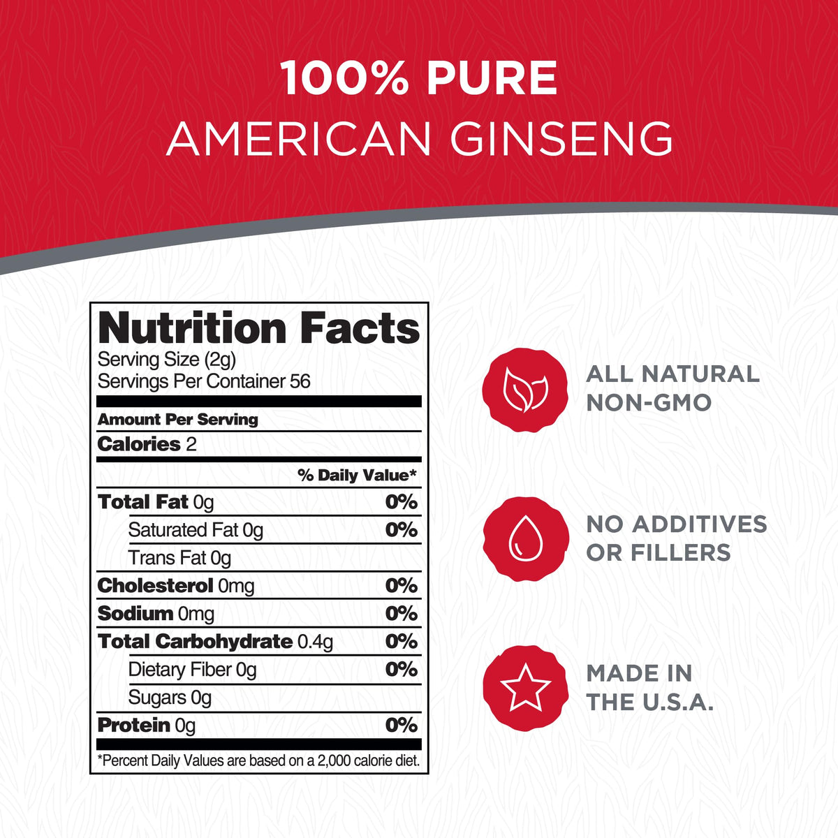 Dairyland American Wisconsin Ginseng Powder authentic packaging