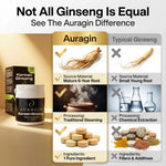 Auragin Korean Red Ginseng 90 tablets bottle branding