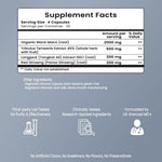 Side view of VB Health Drive Boost supplement bottle USA import