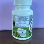 Side view of American Ginseng capsules bottle for Dropy India