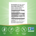 Close up of Nature's Way Asian Ginseng herbal supplement packaging