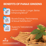 Close up of Playboy Ginseng Gummies supplement facts label