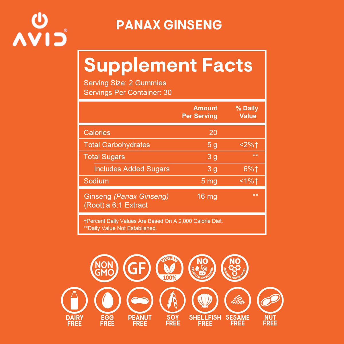 Avid Playboy wellness supplement bottle branding detail