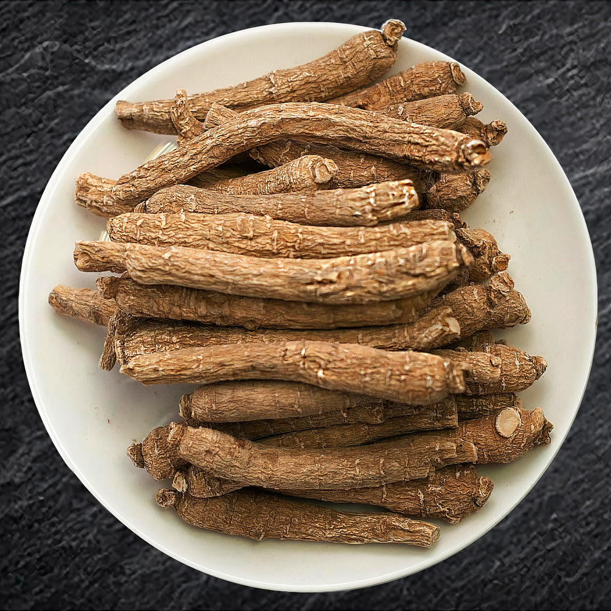 Front view of premium Zen Ginseng American Wisconsin Small Long Root box