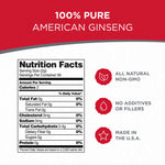 Authentic Wisconsin grown American ginseng slices packaging