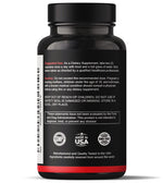 Natgrown Black Maca Root 1500mg supplement facts panel