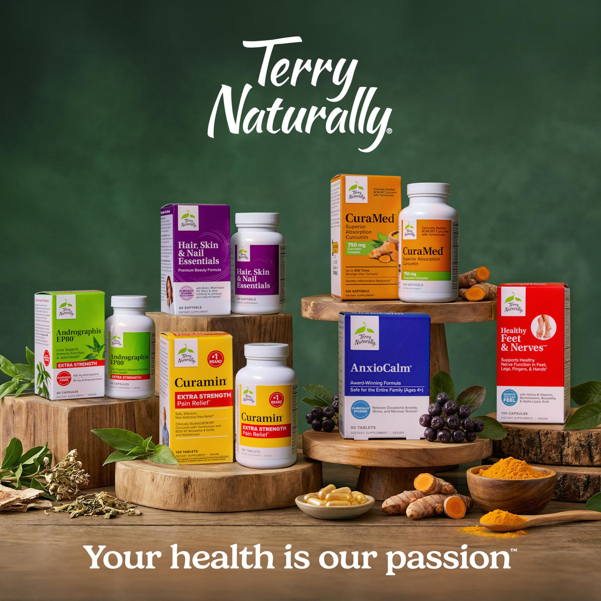 Terry Naturally energy support supplement bottle for stamina