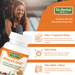 Dr. Herbal Well Muscle Ease bottle cap and seal detail