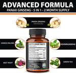 Natural energy support supplement 120 count