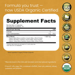 NaturaLife Labs Maca Root 1900mg supplement facts label