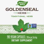 Authentic imported Nature's Way goldenseal traditional herb supplement for digestive health