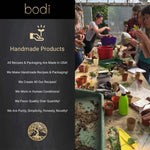 Side view of the one point five ounce Bodi Goldenseal Leaf package detailing authentic wellness features.