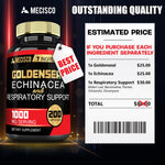Authentic Mecisco Goldenseal Root bottle with premium sealed packaging