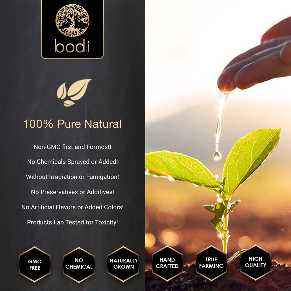 Close-up of the fine texture of pure sugar free goldenseal root extract powder outside its packaging.