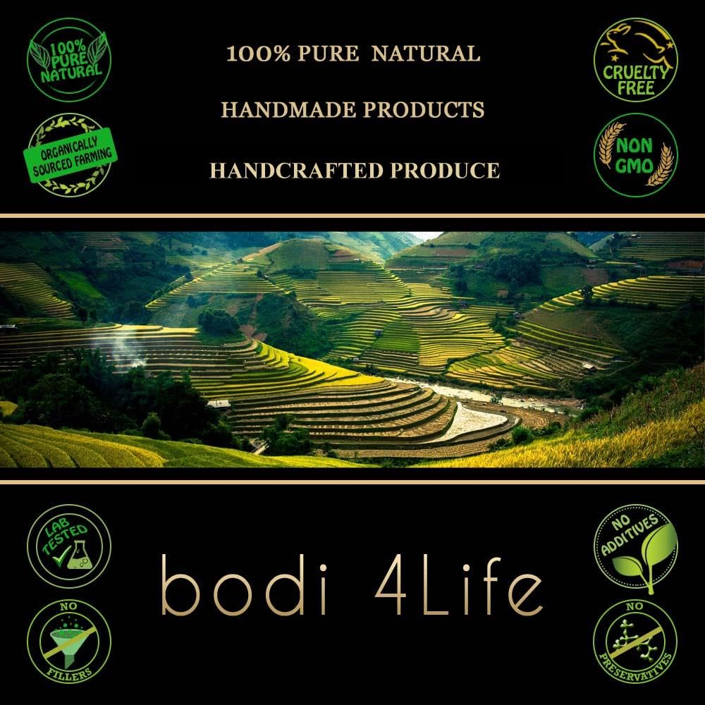 Bodi Goldenseal Root supplement pouch showing pure natural non-GMO product labels