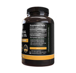 Pure Original Ingredients Goldenseal Berberine 365 capsules supplement facts label