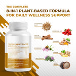 Lab Plus NURAFUSE goldenseal root formula ingredient label detailing berberine and vitamin D3
