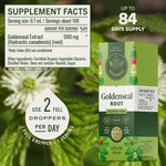 Alcohol free vegan immunity drops for respiratory support packaging details