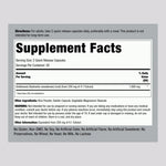 Piping Rock Goldenseal Root supplement facts and ingredient label