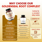 PEAKPURY high potency elderberry and goldenseal capsules for digestive wellness and gut health