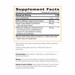 Integrative Therapeutics Berberine supplement facts and ingredient list panel view
