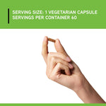 Vegetarian grapefruit seed extract capsules in 60 count bottle