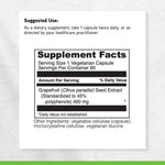 Top view of DaVinci Laboratories Grapefruit Seed Extract bottle