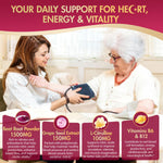 Soft chew texture of Neviss Beet Heart supplement