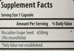 Fresh Health Nutritions Muscadine Grape Seed extract antioxidant supplement