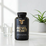 Close up of kidney health supplement capsule texture