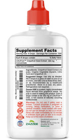 Zazzee Naturals Grapefruit Seed Extract ingredients and usage information