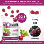 Authentic Echteyun beetroot gummies bottle side view