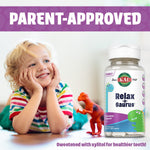 KAL Relax a Saurus L Theanine calming blend supplement packaging