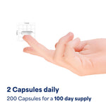 Puritan's Pride Grapeseed 200mg capsule texture and size