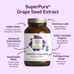 Organic antioxidant supplement for heart and skin health