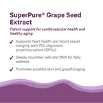 Pure Synergy organic whole fruit grape seed extract bottle