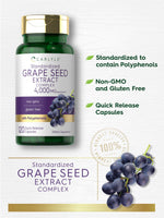 Carlyle Grape Seed Extract standardized complex bottle side view