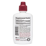 Vegan Grapefruit Seed Extract 2 Fluid Ounce bottle showcasing ingredients list and certified non-GMO product features