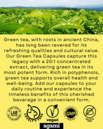 Agami Green Tea Extract 20 to 1 concentrate detail