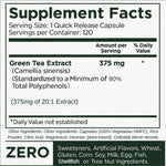 Bottle of Damingtang Agami green tea for metabolism support